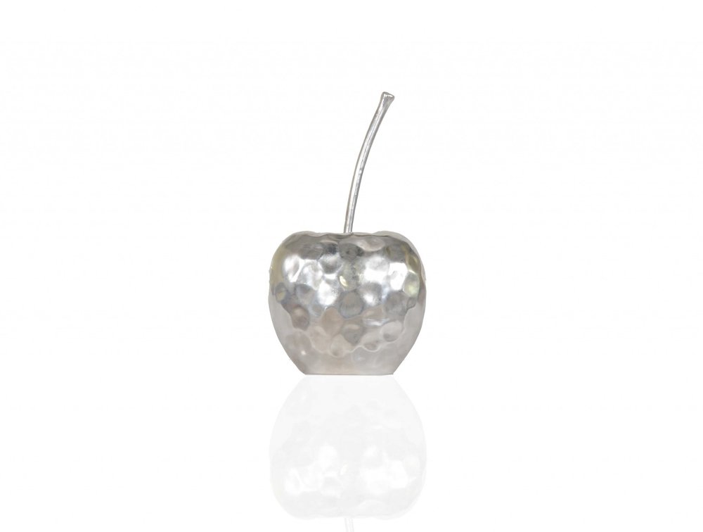 Delicious Hammered Finish Apple Statue — view 6