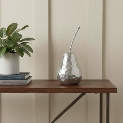 Delicious Hammered Finish Pear Statue HomeRoots