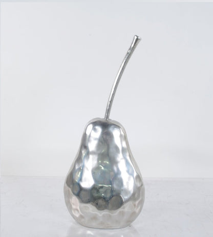 Delicious Hammered Finish Pear Statue HomeRoots