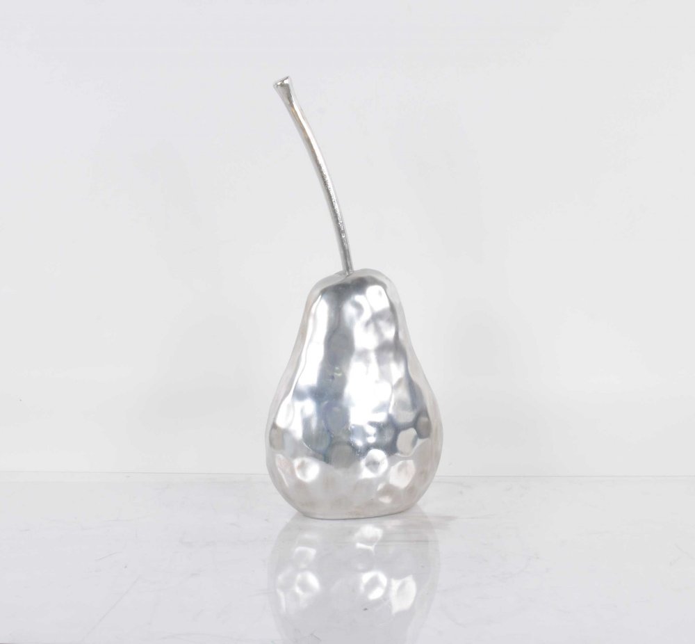 Delicious Hammered Finish Pear Statue HomeRoots