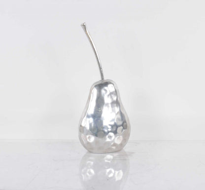 Delicious Hammered Finish Pear Statue HomeRoots