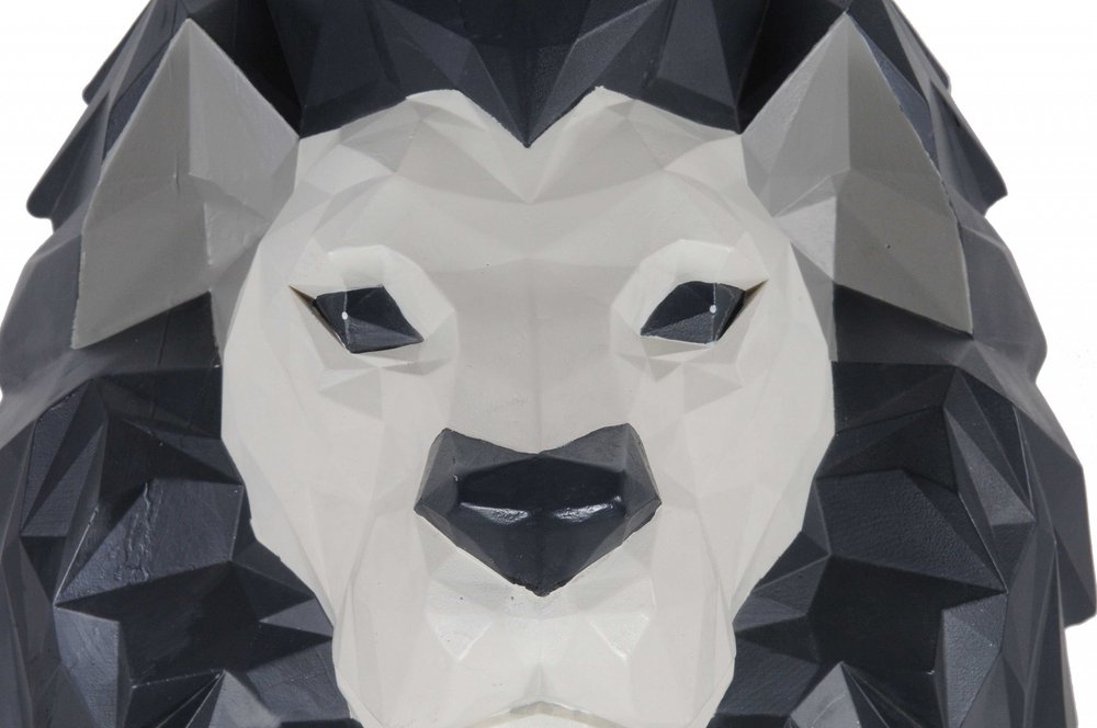 11.5" X 9.5" X 14" Origami Lion Head Wall Decoration — view 9