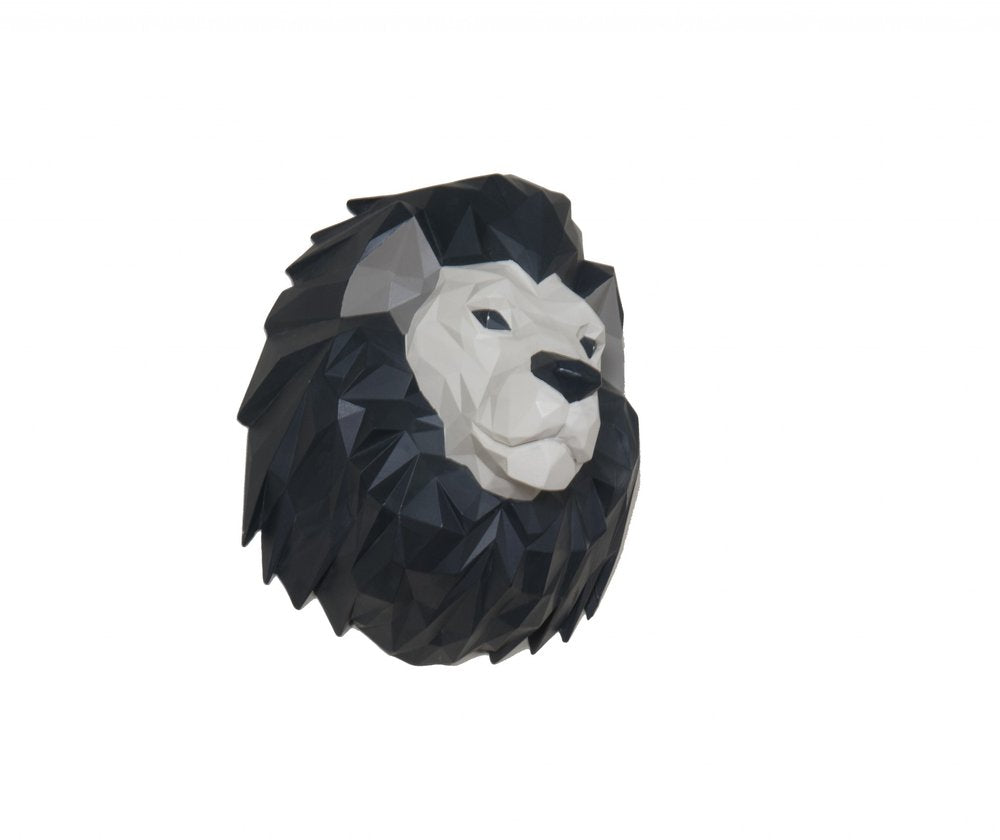 11.5" X 9.5" X 14" Origami Lion Head Wall Decoration — view 4
