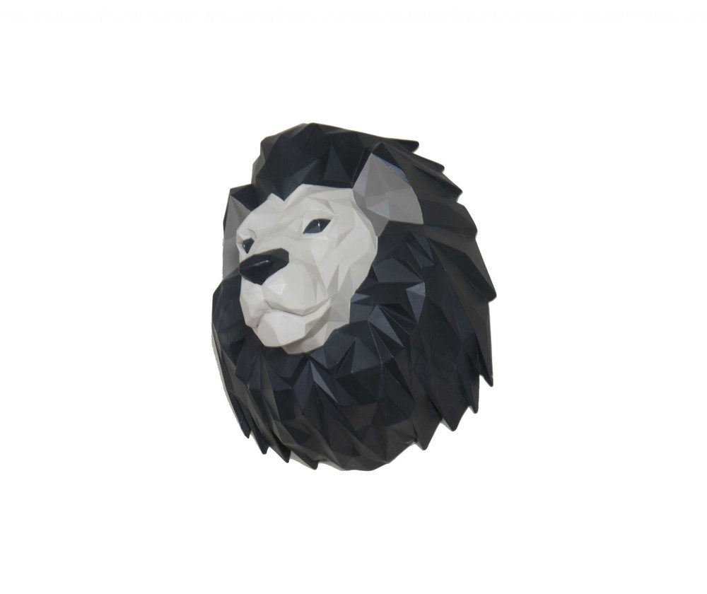 11.5" X 9.5" X 14" Origami Lion Head Wall Decoration — view 5