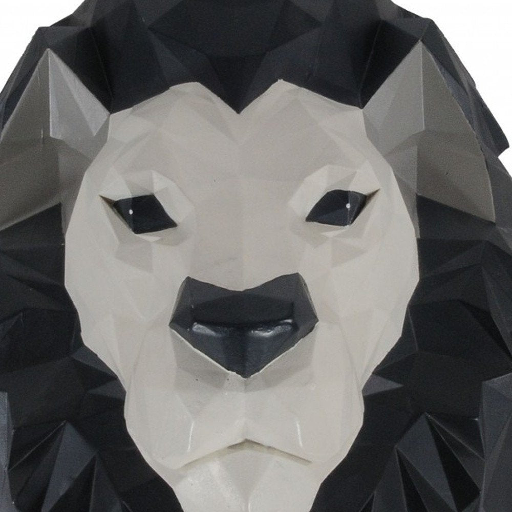 11.5" X 9.5" X 14" Origami Lion Head Wall Decoration — view 7