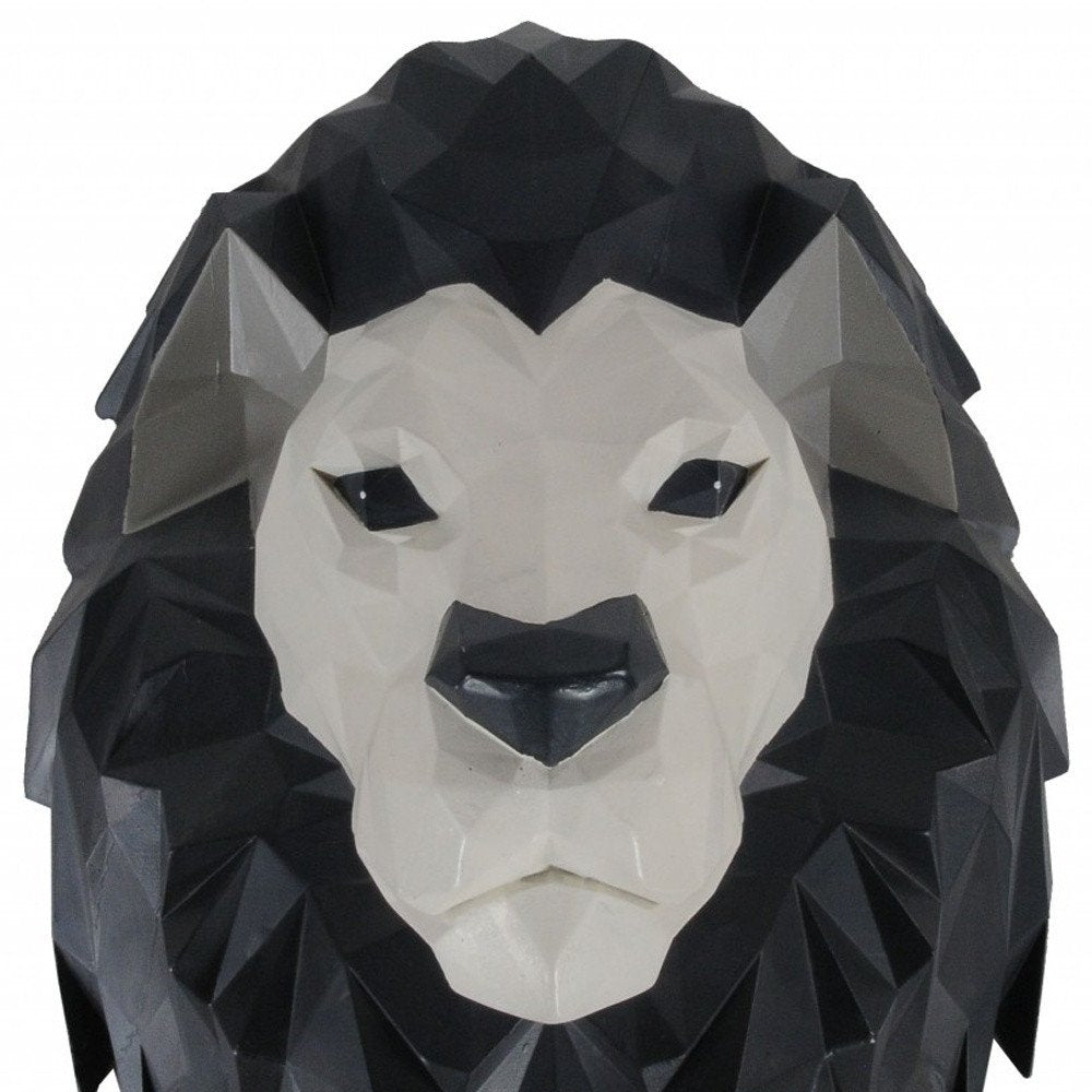 11.5" X 9.5" X 14" Origami Lion Head Wall Decoration — view 8