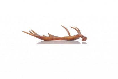 12" Brown Antler Resin Serving Tray HomeRoots