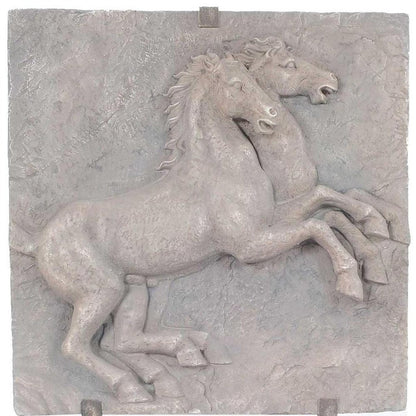 29" X 5" Gray Resin Wall Decor