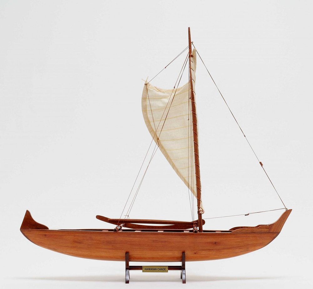 10" X 25.25" X 24" Hawaiian Canoe — view 1