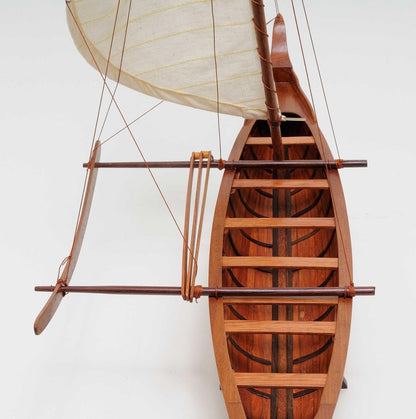 10" X 25.25" X 24" Hawaiian Canoe HomeRoots
