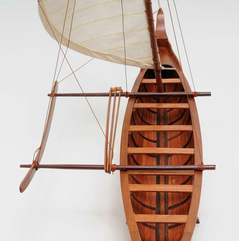 10" X 25.25" X 24" Hawaiian Canoe HomeRoots