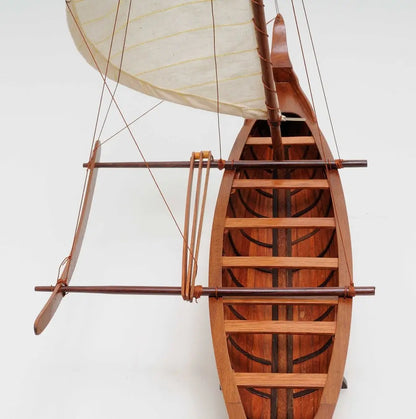 10" X 25.25" X 24" Hawaiian Canoe HomeRoots