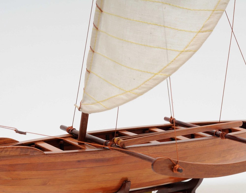 10" X 25.25" X 24" Hawaiian Canoe HomeRoots