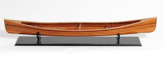 6" Brown Solid Wood Hand Painted Model Boat HomeRoots