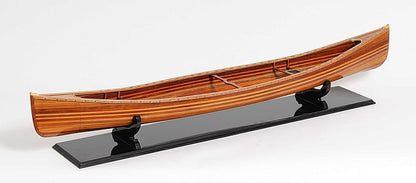 6" Brown Solid Wood Hand Painted Model Boat HomeRoots