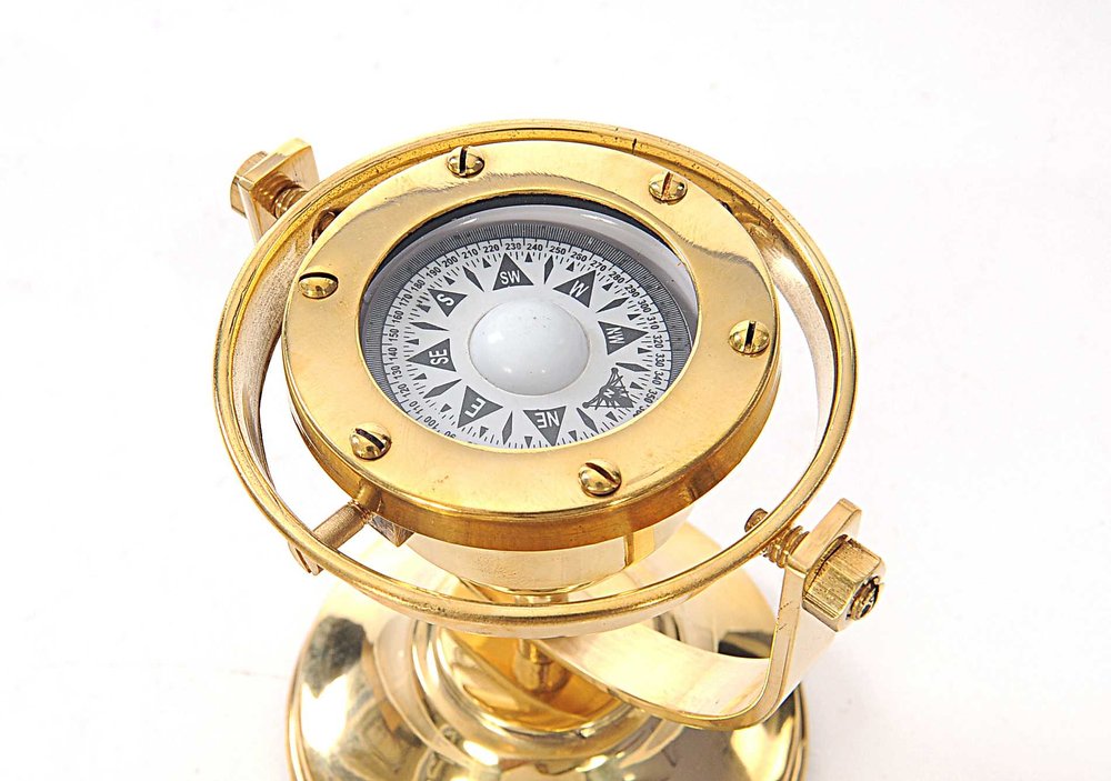 4.5" X 5" X 5.5" Gimbaled Compass HomeRoots