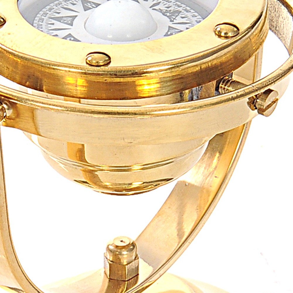 4.5" X 5" X 5.5" Gimbaled Compass HomeRoots