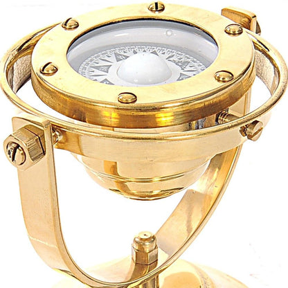 4.5" X 5" X 5.5" Gimbaled Compass HomeRoots
