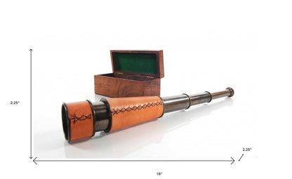 2" Brass Metal Hand Painted Figurine Tabletop Sculpture HomeRoots