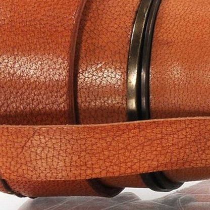 Rustic Brass And Leather Handheld Telescope HomeRoots