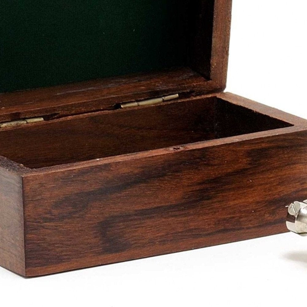 Elegant Mother Of Pearl Opera Glasses In Wood Storage Box HomeRoots