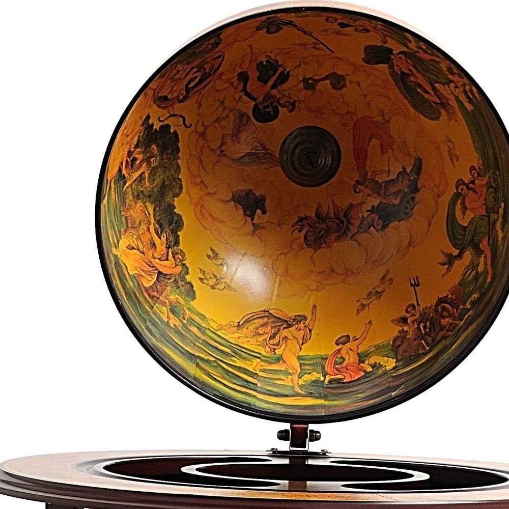 26" X 26" X 45" Globe Bar  3 Legs HomeRoots