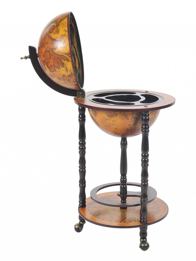 17" X 17" X 35" Globe Bar Table 330Mm 4 Legs Stand  Red — view 7
