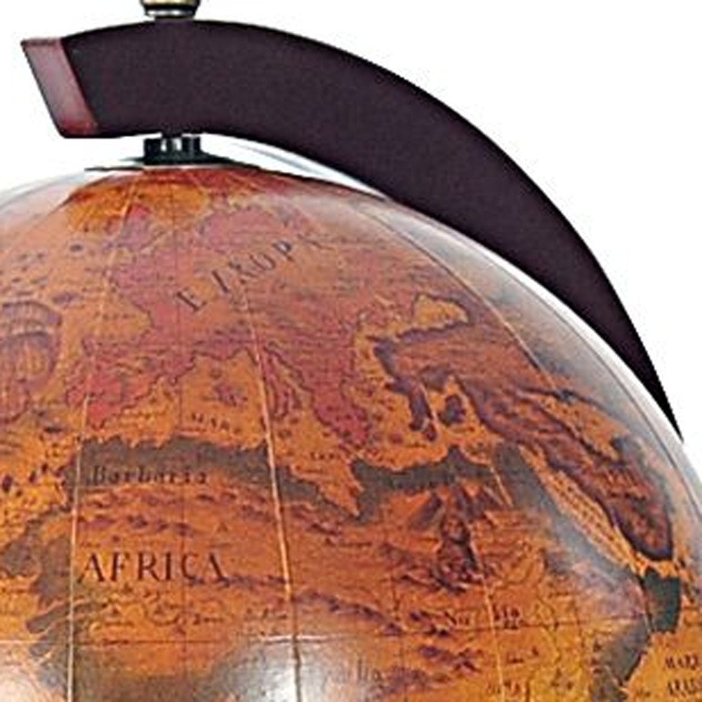 13" X 15" X 19" Red Globe With Chess Holder HomeRoots