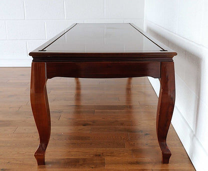 23" Dark Brown Glass Standard Display Stand HomeRoots