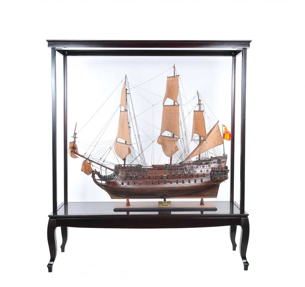 23" Dark Brown Glass Standard Display Stand HomeRoots