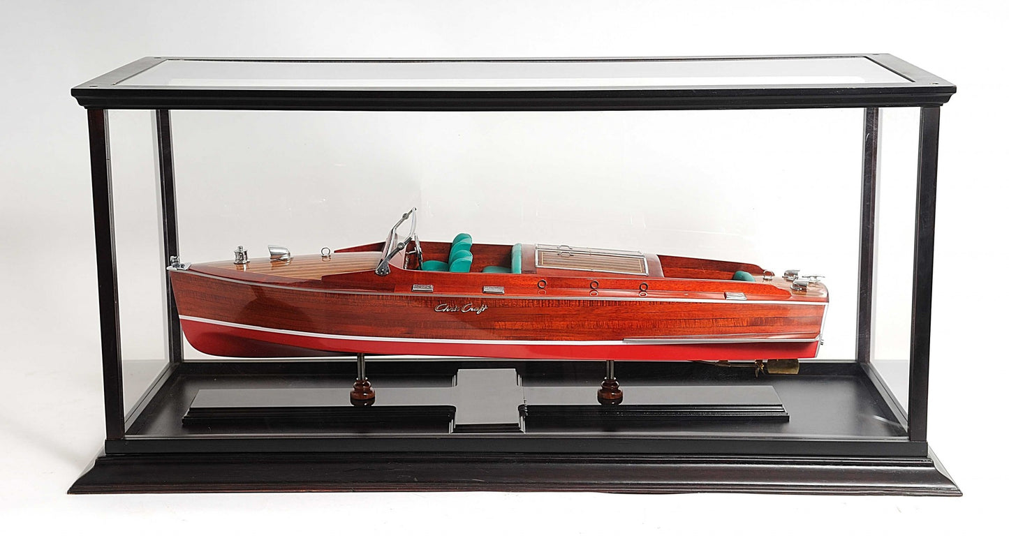 14" X 37.5" X 15" Display Case For Speed Boat - FurniFindUSA