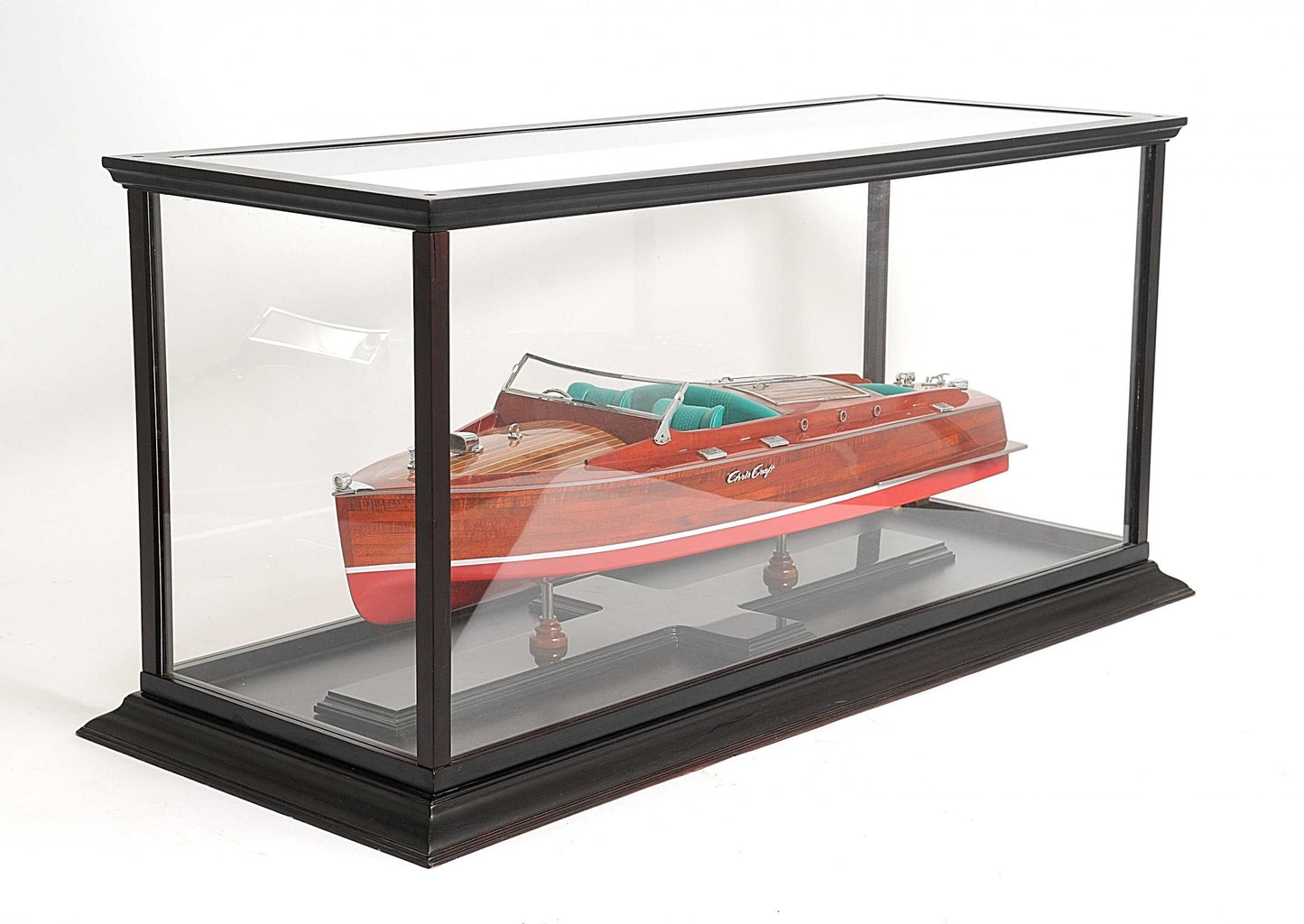 14" X 37.5" X 15" Display Case For Speed Boat - FurniFindUSA