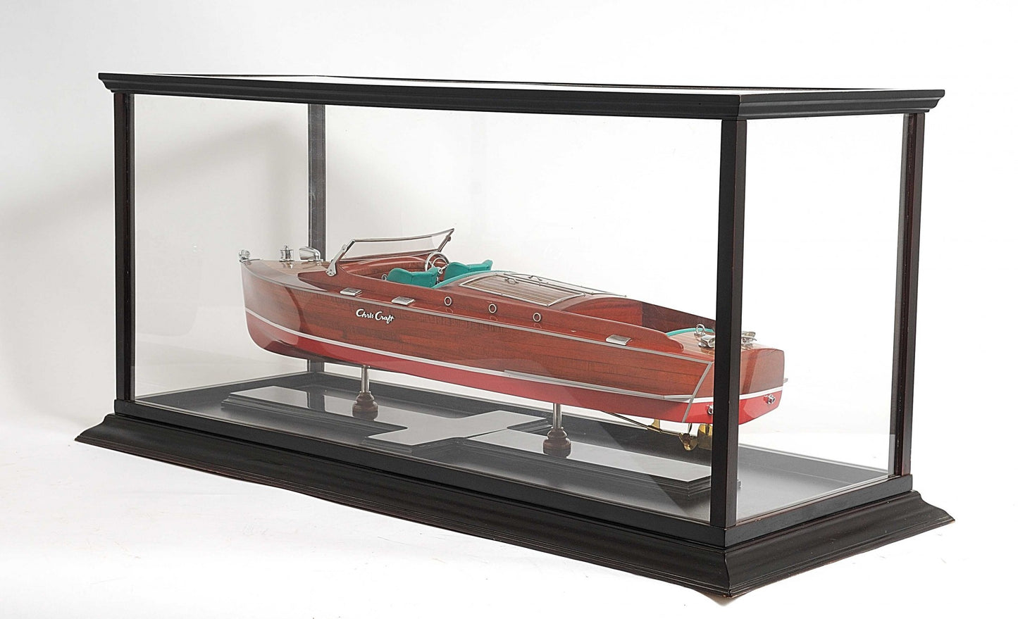 14" X 37.5" X 15" Display Case For Speed Boat - FurniFindUSA