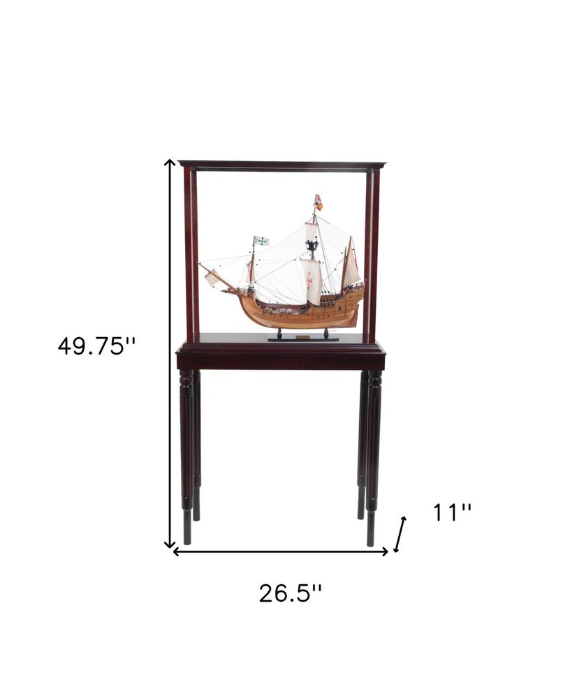11" X 26.5" X 49.75" Small Floor Display Case — view 8