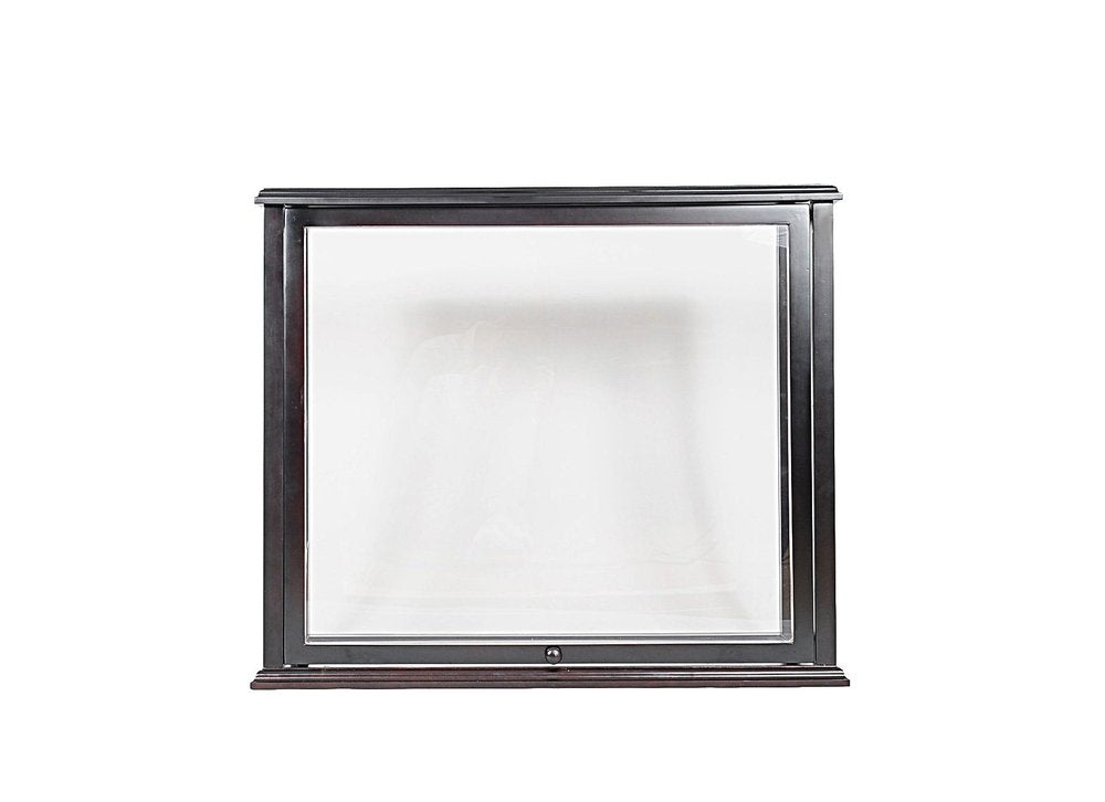 14" Black Glass Standard Display Stand HomeRoots