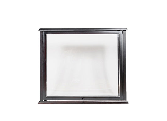 14" Black Glass Standard Display Stand HomeRoots