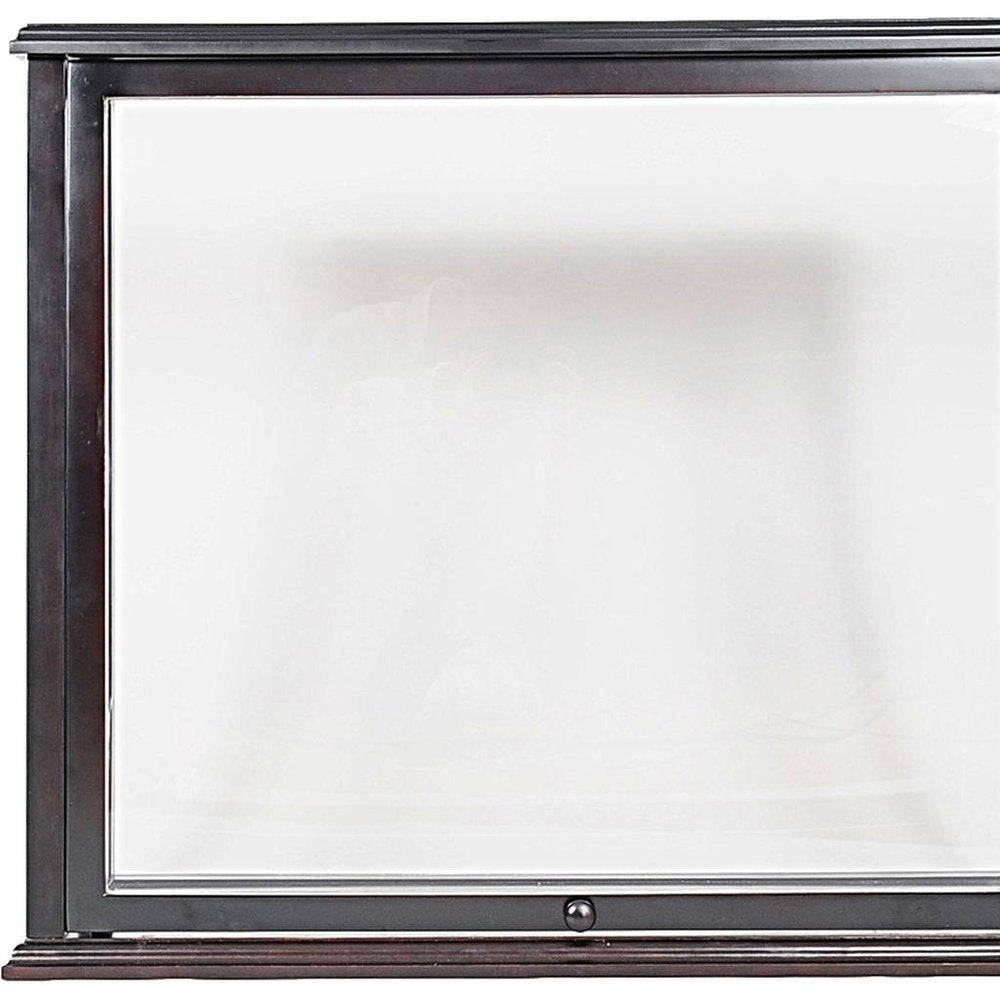 14" Black Glass Standard Display Stand HomeRoots