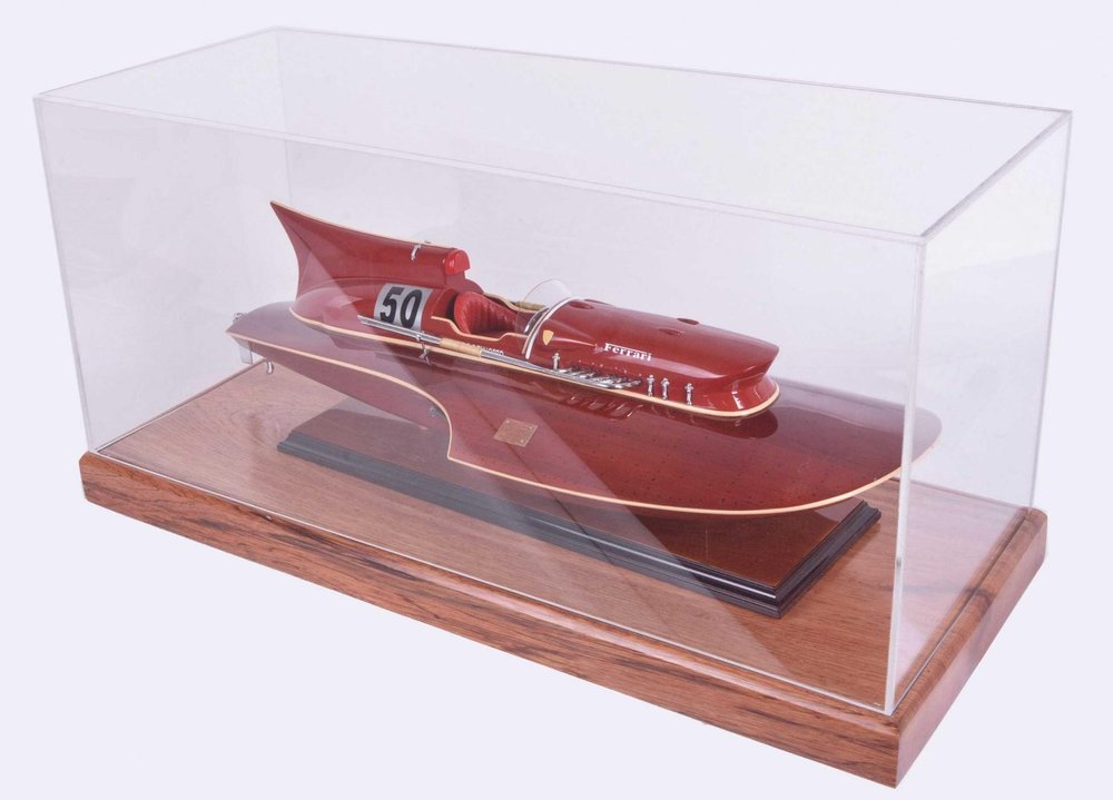 28" Wood Brown Glass Standard Display Stand HomeRoots