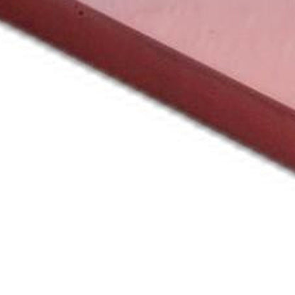 10" Red Solid Wood Wall Mounted Floating Shelf HomeRoots