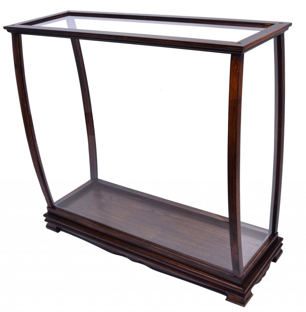 14" Silver And Clear Glass Standard Display Stand HomeRoots
