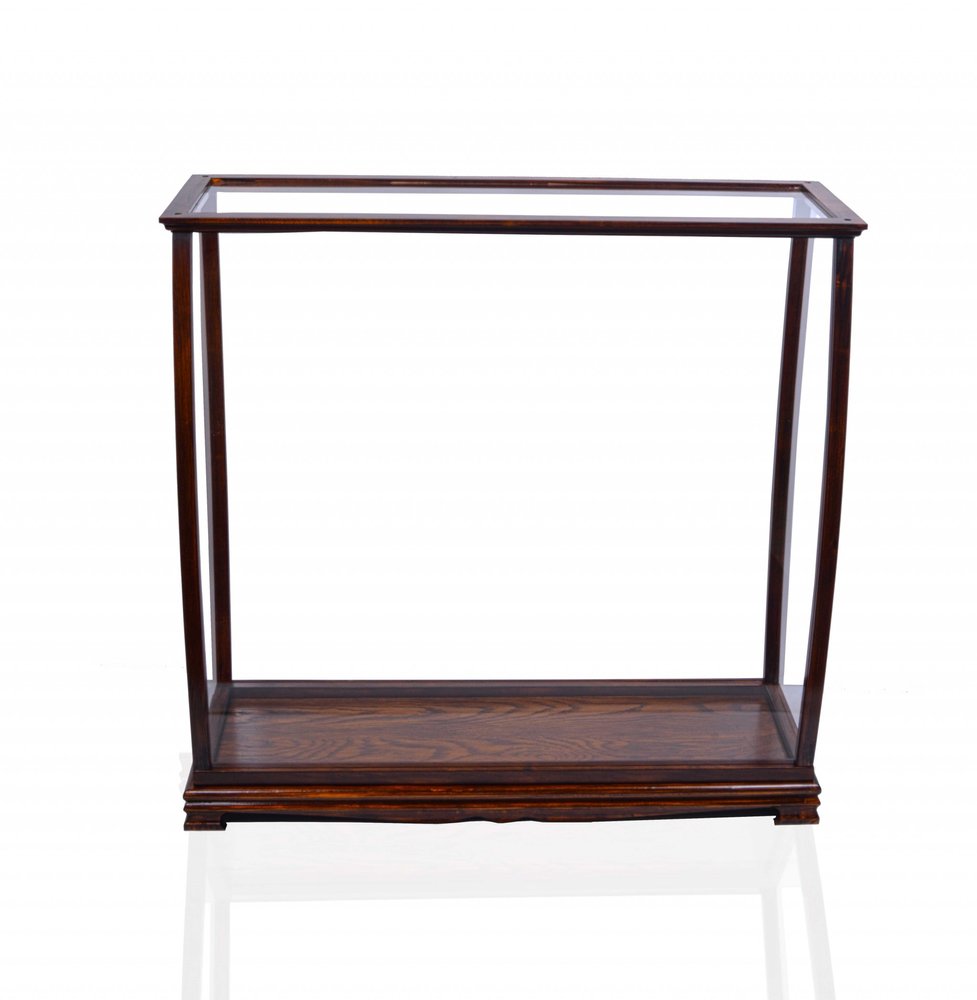 14" Silver And Clear Glass Standard Display Stand HomeRoots