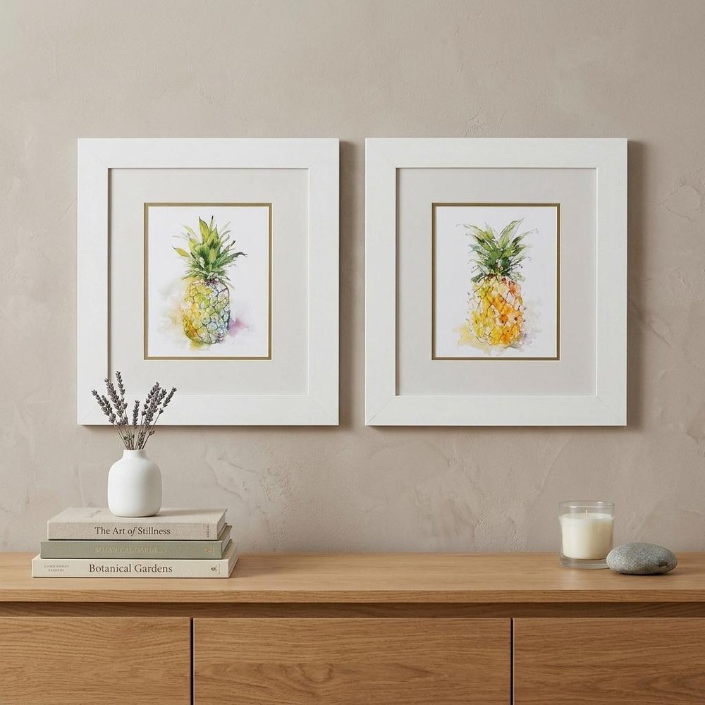 16" X 18" White Frame Delicious Ripe (Set Of 2) — view 4