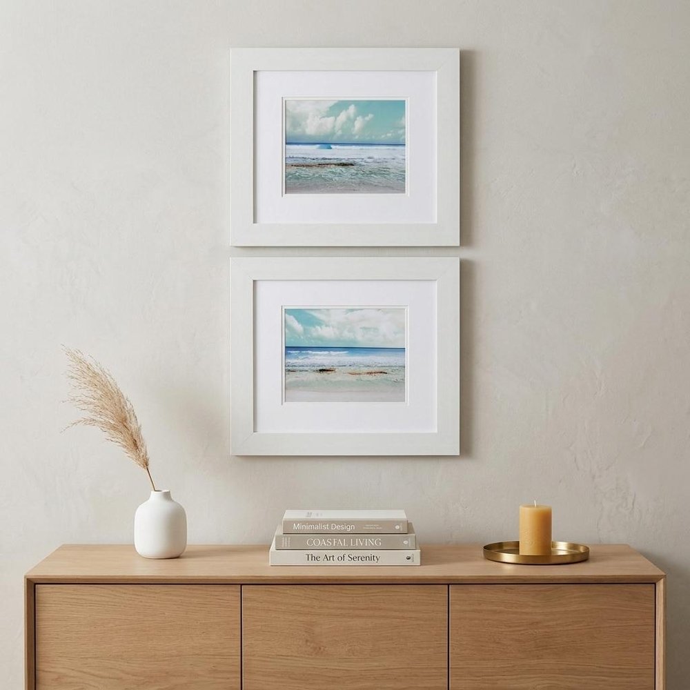 18" X 16" White Frame Cancun Magic (Set Of 2) — view 4
