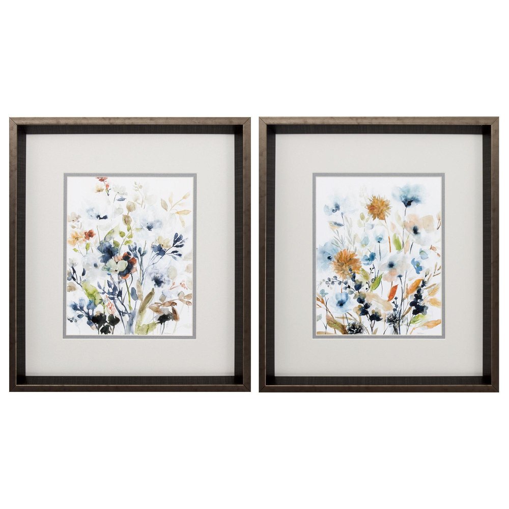 15" X 17" Brushed Silver Frame Holland Spring Mix (Set Of 2) — view 1