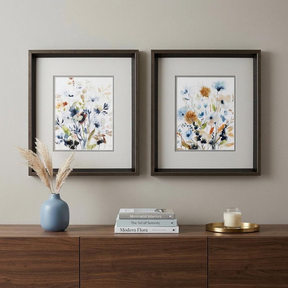 15" X 17" Brushed Silver Frame Holland Spring Mix (Set Of 2) — view 4