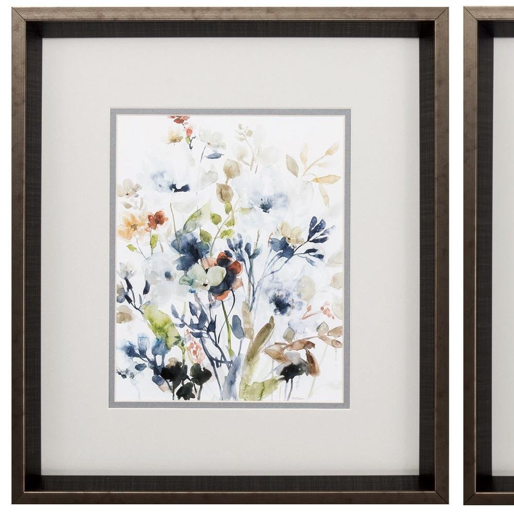 15" X 17" Brushed Silver Frame Holland Spring Mix (Set Of 2) — view 3