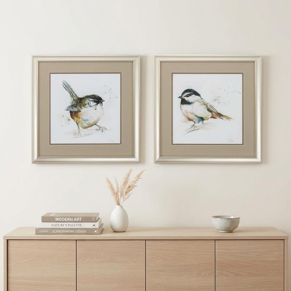 Set of Two 18" X 18" Champagne Framed Art Wall Decor — view 4