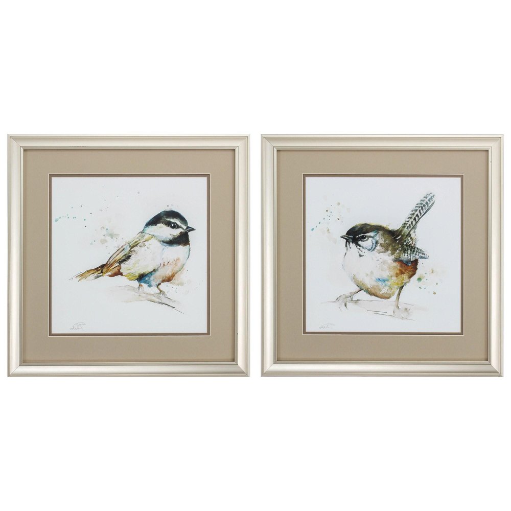 Set of Two 18" X 18" Champagne Framed Art Wall Decor — view 3