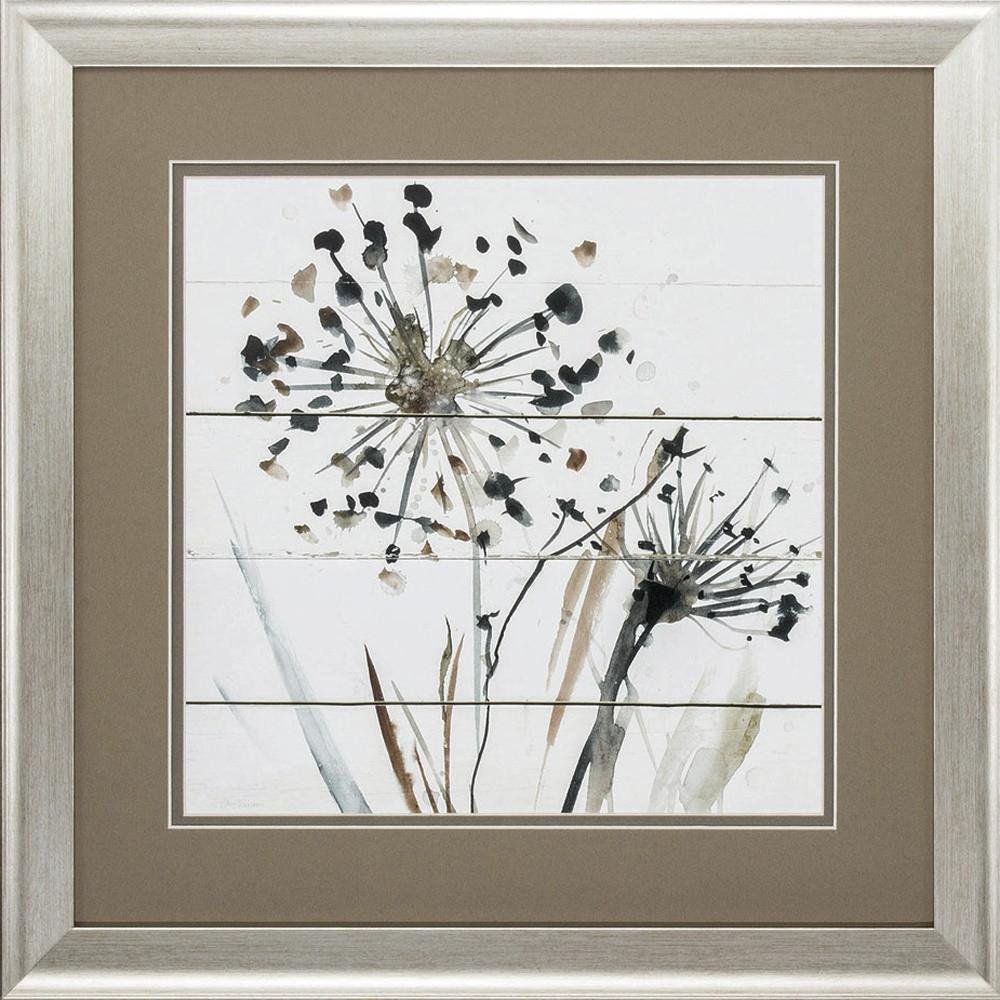 19" X 19" Brushed Silver Frame Natures Lace (Set Of 2) — view 2