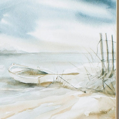19" X 19" White Frame Subtle Mist (Set Of 2)
